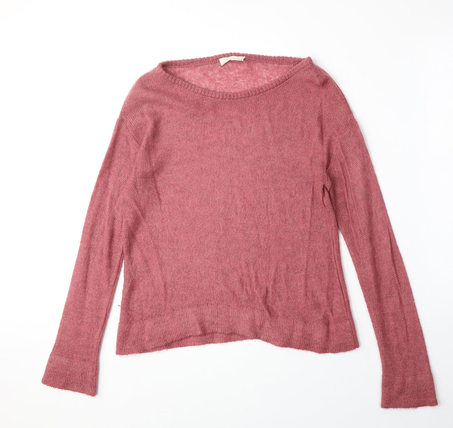 Womens UK Size M Marks and Spencer Pink Pullover Jumper