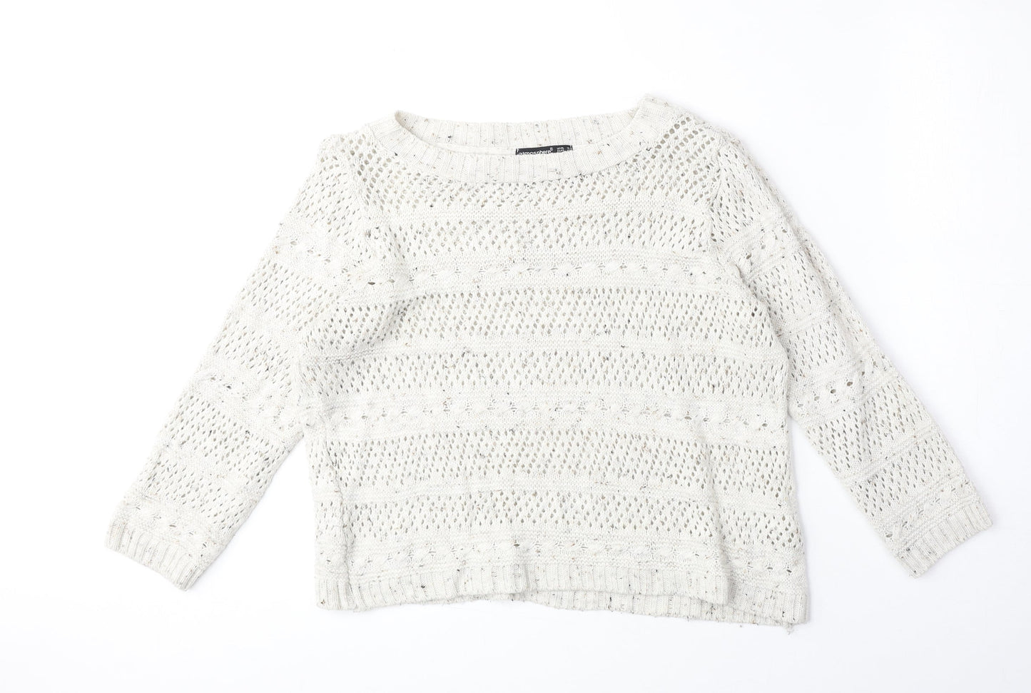 Womens UK Size 14 Atmosphere Beige Pullover Jumper