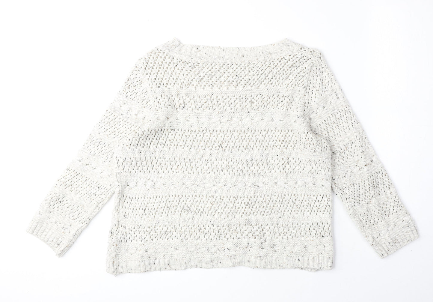 Womens UK Size 14 Atmosphere Beige Pullover Jumper