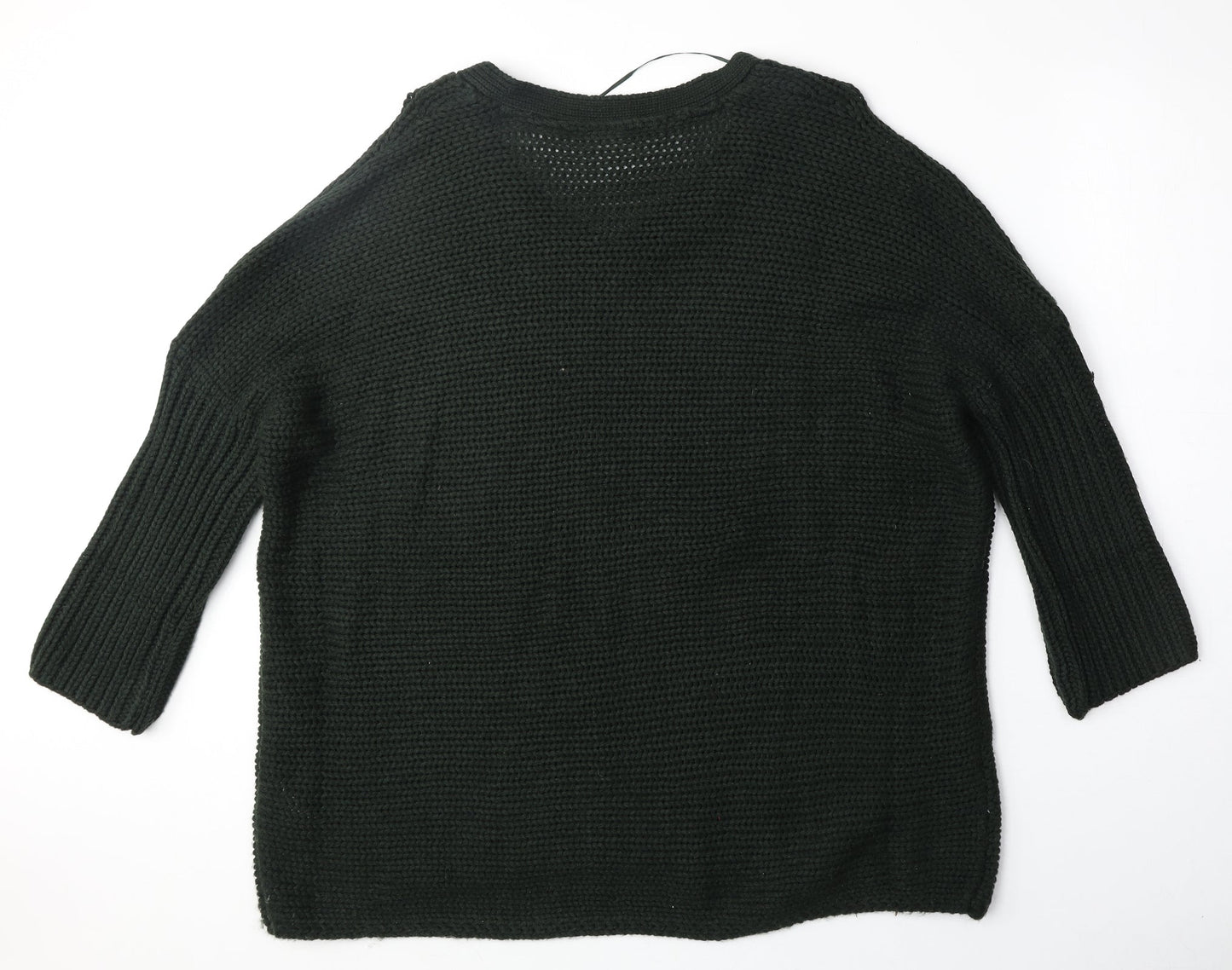 Womens UK Size M Noisy may Green Pullover Jumper