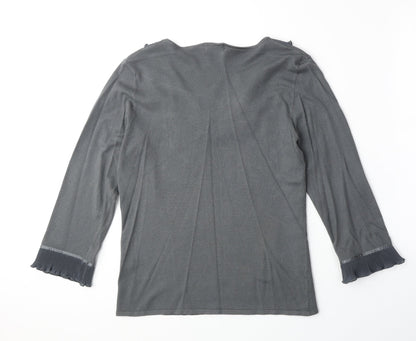 Womens UK Size 14 Marks and Spencer Grey Pullover Jumper