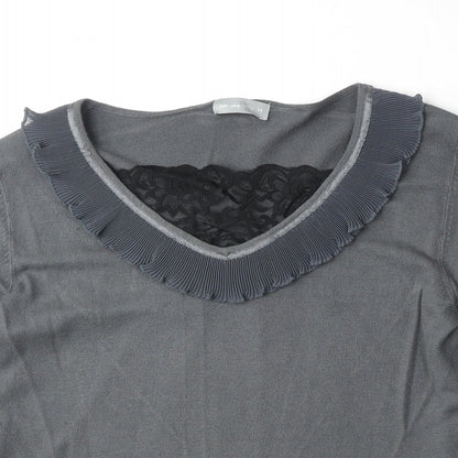 Womens UK Size 14 Marks and Spencer Grey Pullover Jumper