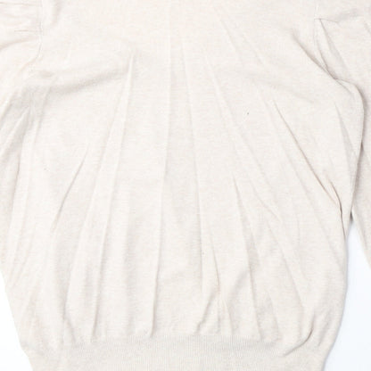 Womens UK Size L H&M Beige Pullover Jumper