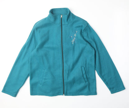 Womens UK Size M Anne De Lancay Blue Jacket