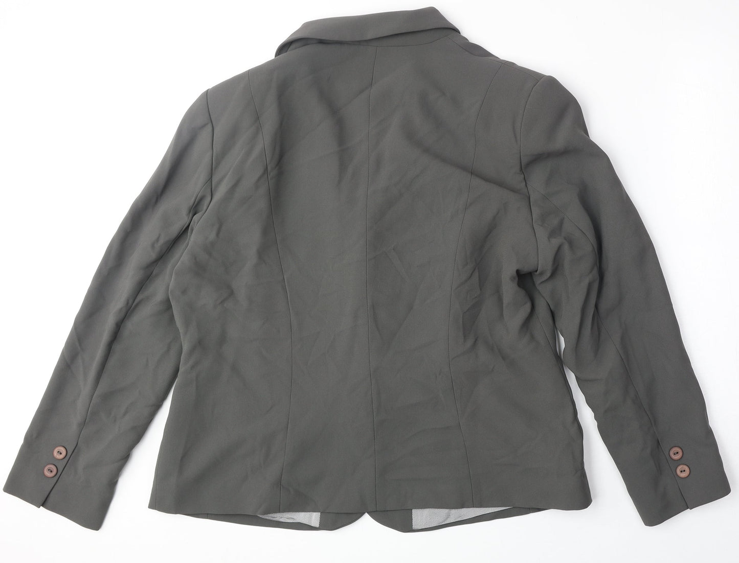 Womens UK Size 18 Busy Regular Grey Suit Jacket