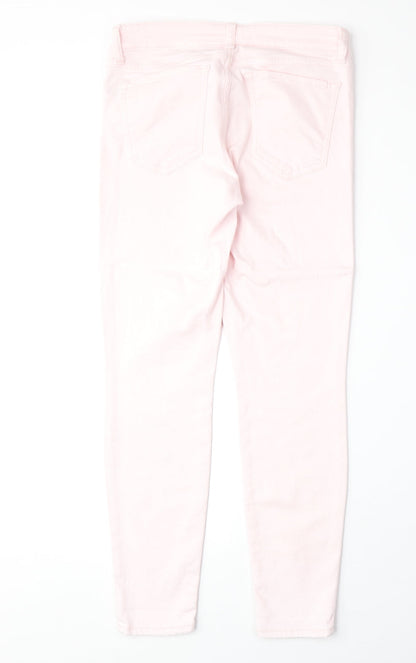 Womens UK Size 27 in Gap Regular Fit Straight Pink Jeans
