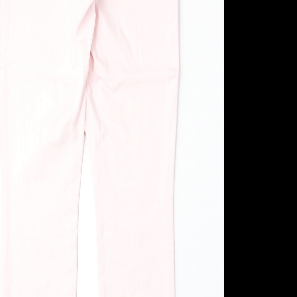 Womens UK Size 27 in Gap Regular Fit Straight Pink Jeans