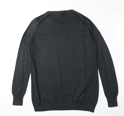 Womens UK Size 8 Topshop Black Pullover Jumper