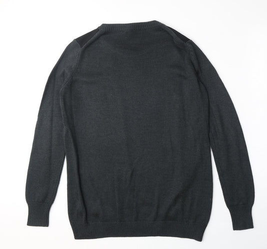 Womens UK Size 8 Topshop Black Pullover Jumper