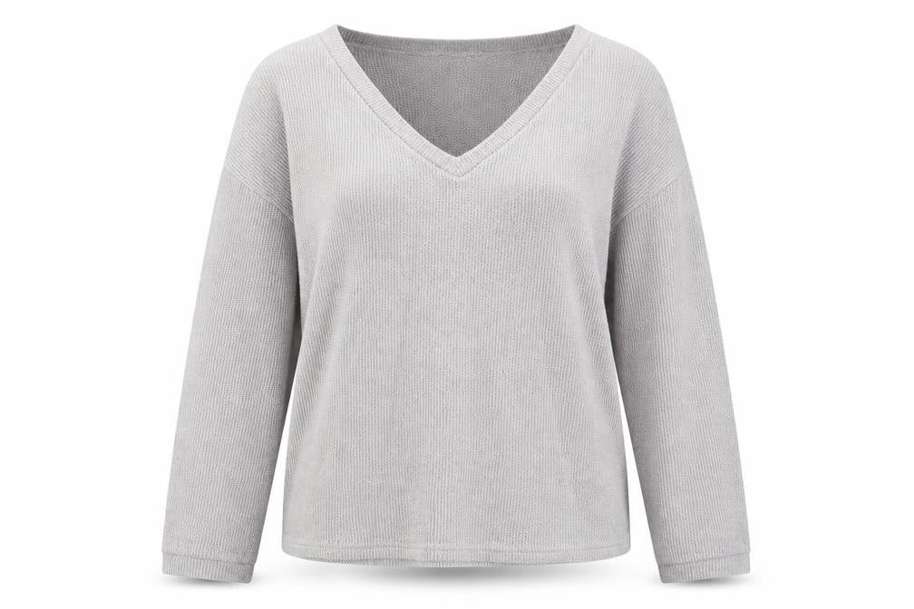 Womens UK Size S Preworn Grey Pullover Jumper