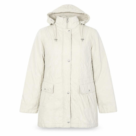 Womens UK Size M BM Beige Parka Coat