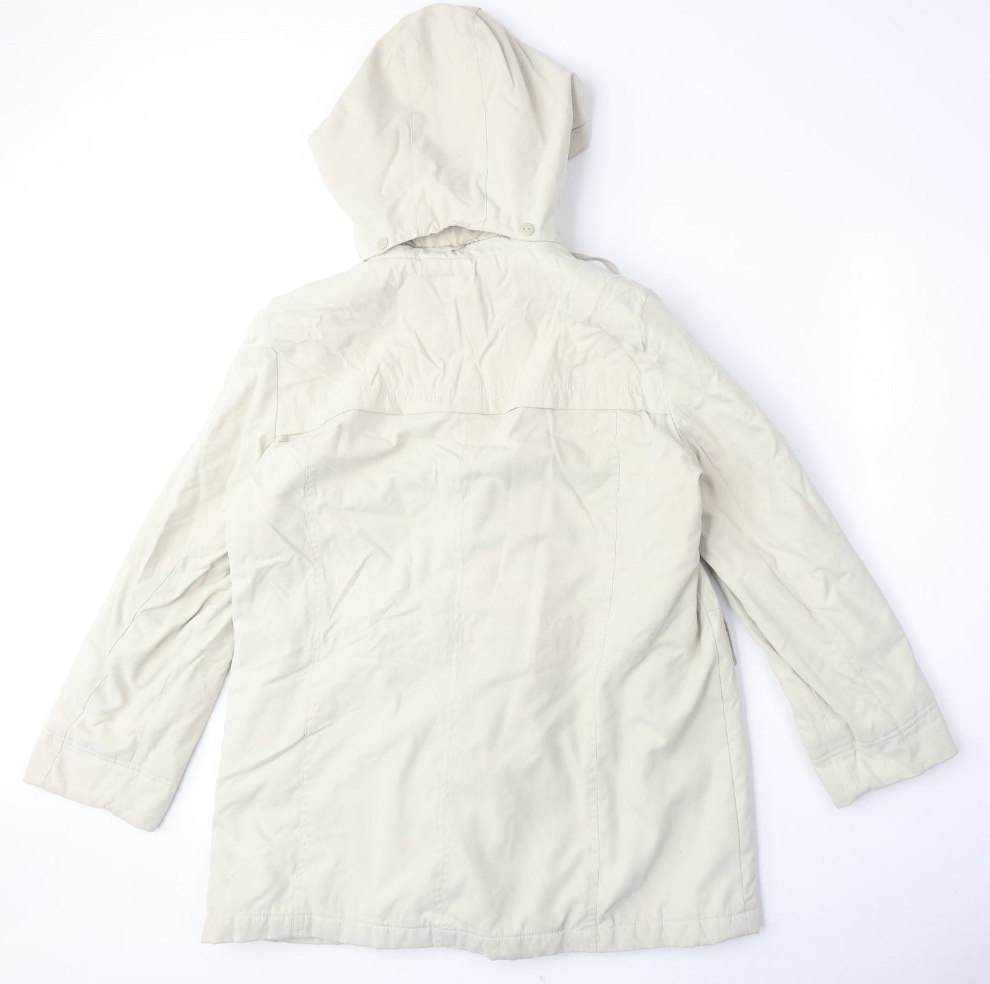 Womens UK Size M BM Beige Parka Coat