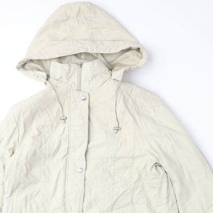 Womens UK Size M BM Beige Parka Coat