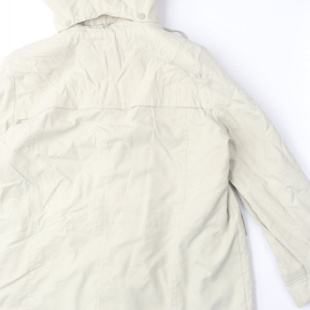 Womens UK Size M BM Beige Parka Coat