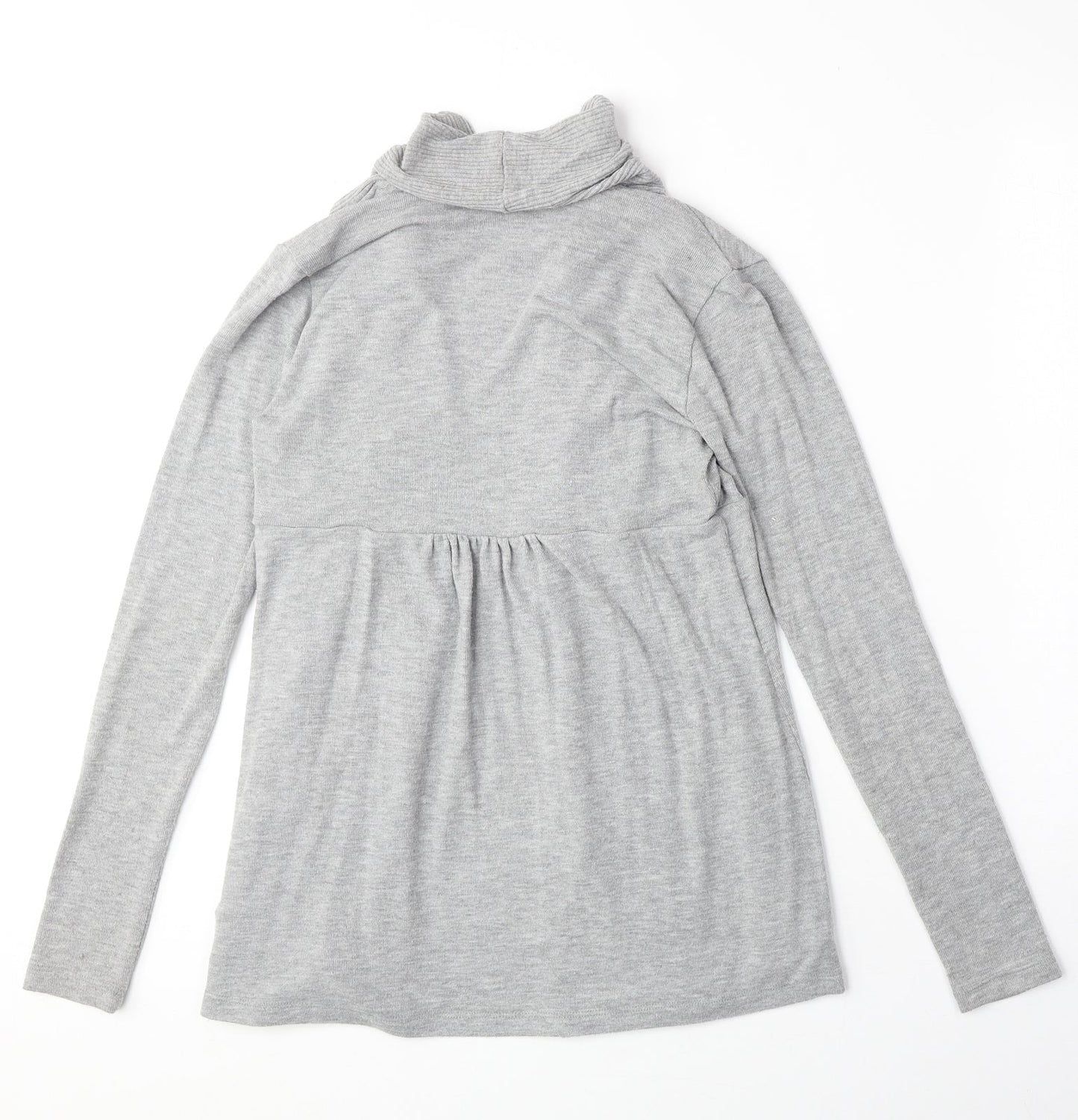 XXI Womens Grey V-Neck Polyester Cardigan Jumper Size S