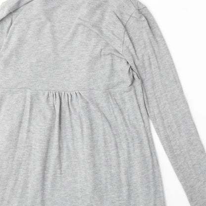 XXI Womens Grey V-Neck Polyester Cardigan Jumper Size S