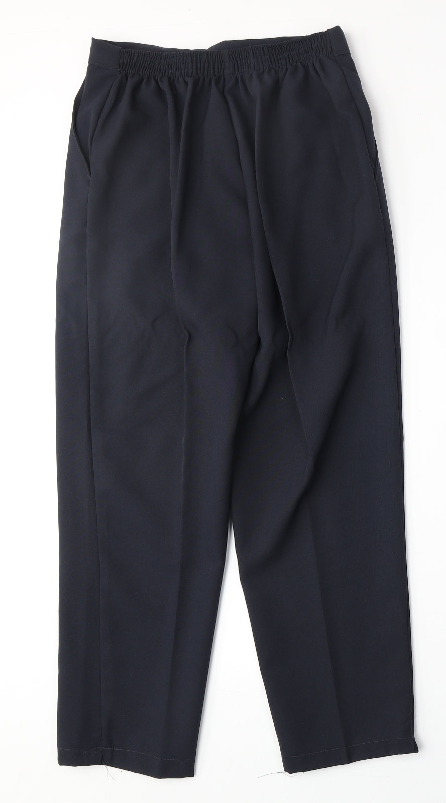 Womens UK Size S Preworn Regular Fit  Blue Trousers