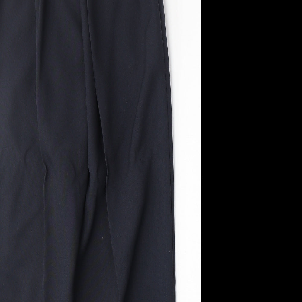 Womens UK Size S Preworn Regular Fit  Blue Trousers