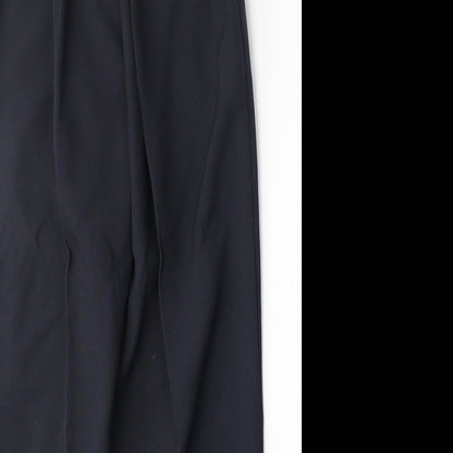 Womens UK Size S Preworn Regular Fit  Blue Trousers