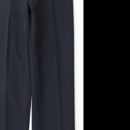 Womens UK Size S Preworn Regular Fit  Blue Trousers