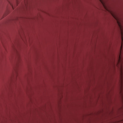 Womens UK Size XL Zanzea Red Basic Blouse