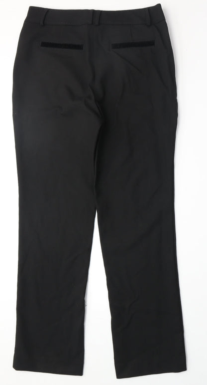 Womens UK Size 10 Marks and Spencer Regular Fit  Black Trousers