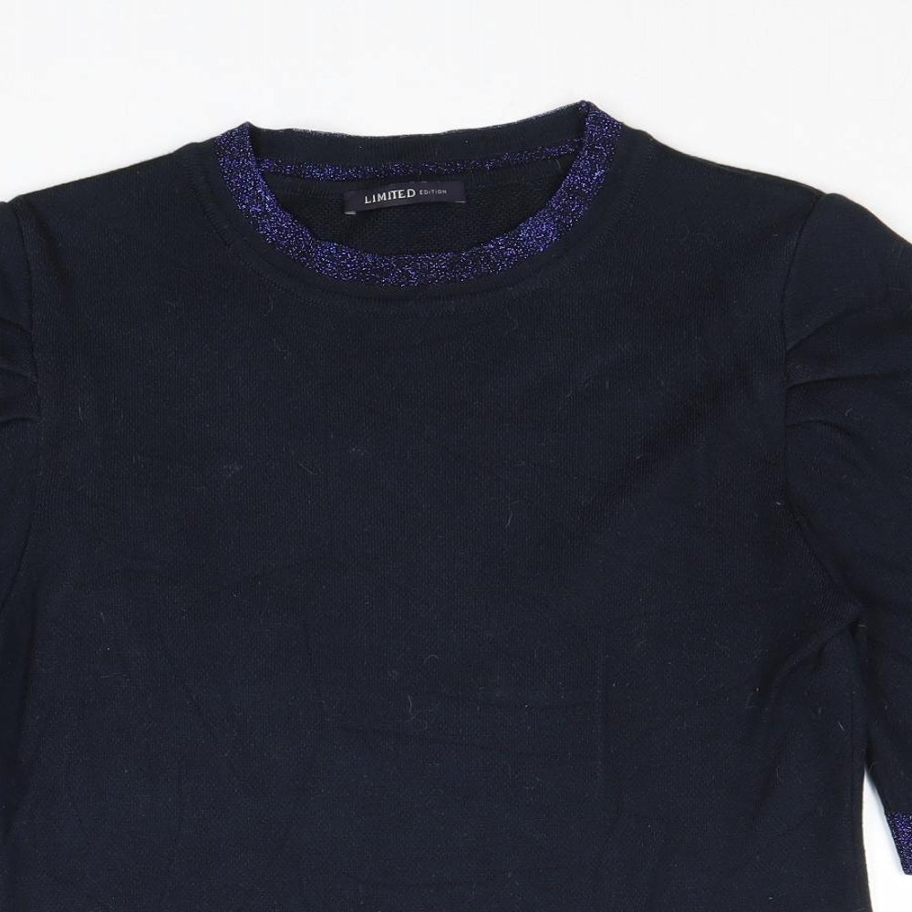 Womens UK Size 10 Marks and Spencer Blue Pullover Jumper
