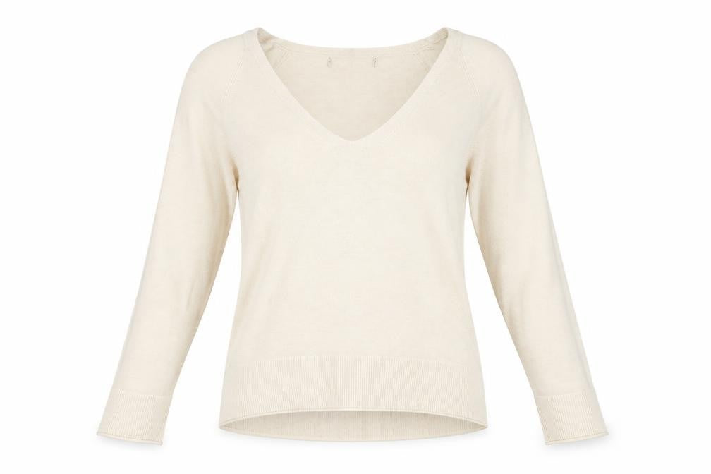 Womens UK Size L Zara Beige Pullover Jumper
