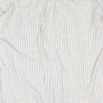 Mens UK Size L EWM Beige  Button-Up Long Sleeve Casual Shirt