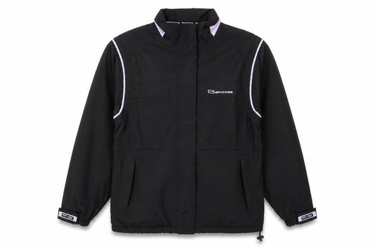 Benross Womens Black Windbreaker Jacket Size 12 Zip
