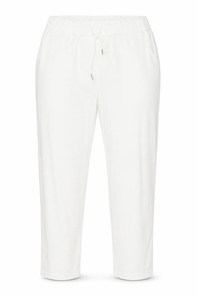Womens UK Size 3XL Preworn Regular Fit  White Trousers