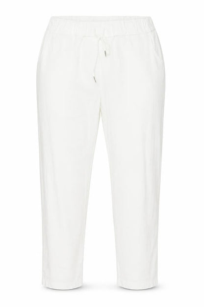 Womens UK Size 3XL Preworn Regular Fit  White Trousers