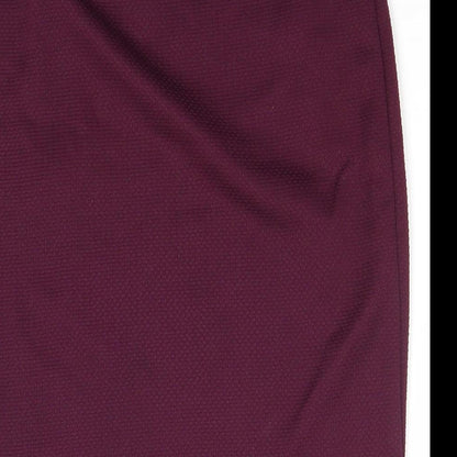 Atmosphere Womens Purple Polyester A-Line Skirt Size 8