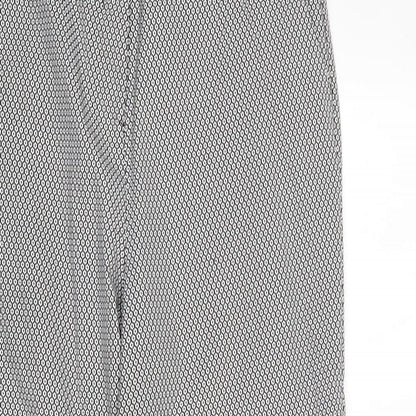 Womens UK Size 12 Miss Selfridge Regular Fit Chino Black Trousers