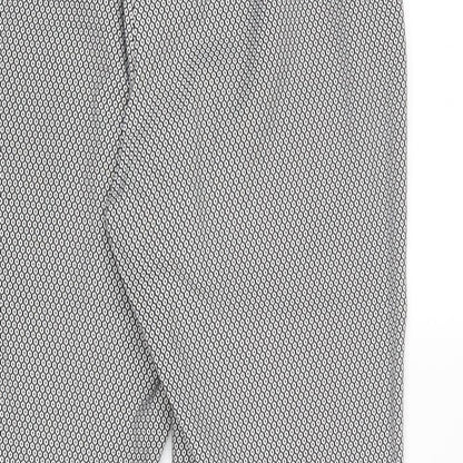 Womens UK Size 12 Miss Selfridge Regular Fit Chino Black Trousers