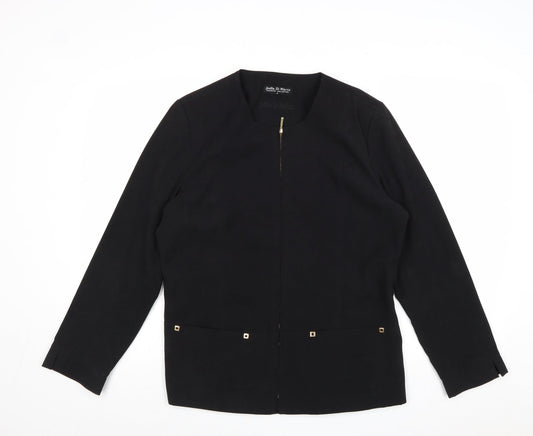 Womens UK Size M Joella Di Marco Black Jacket