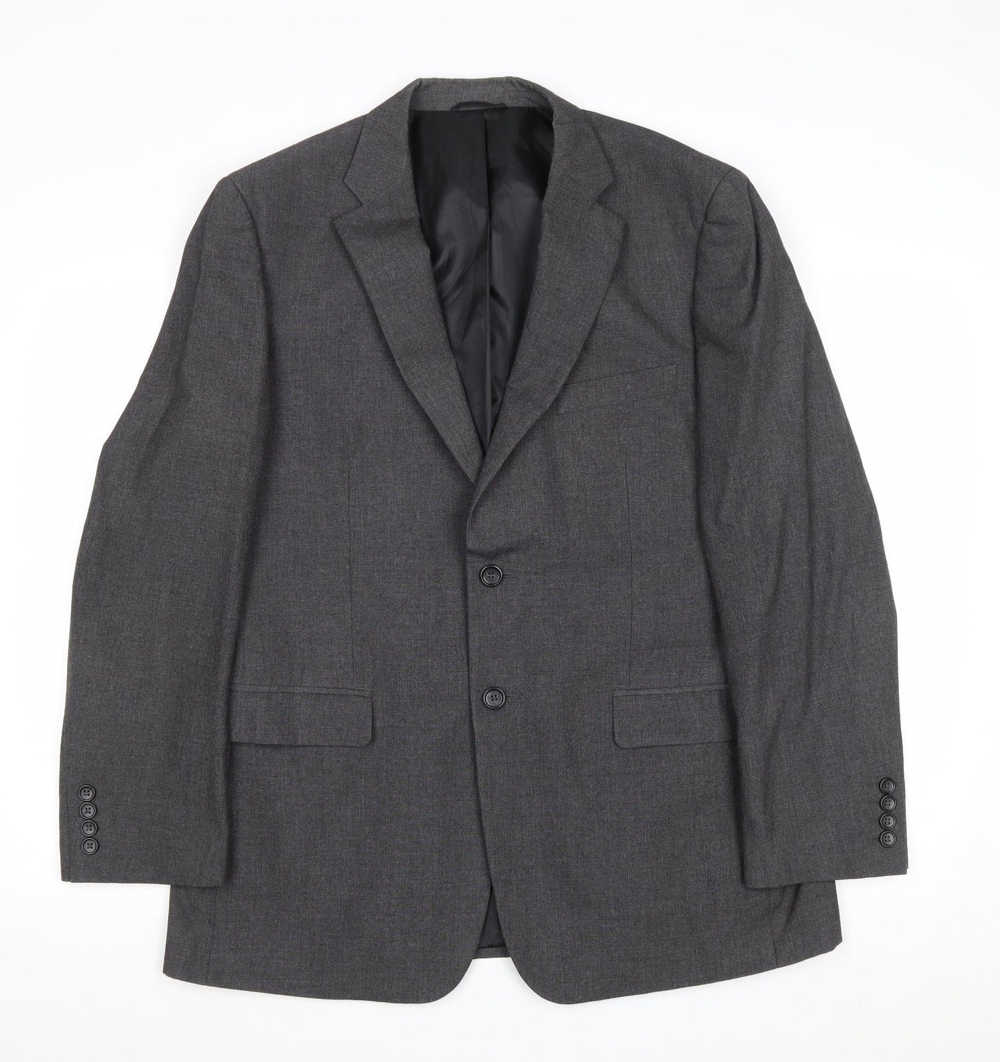 Mens UK Size 42 Burton Regular Grey Suit Jacket