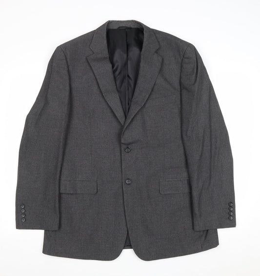 Mens UK Size 42 Burton Regular Grey Suit Jacket