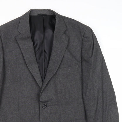 Mens UK Size 42 Burton Regular Grey Suit Jacket