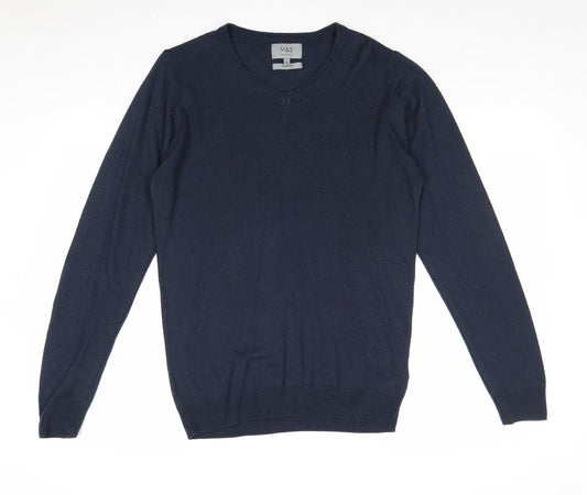 Womens UK Size S Marks and Spencer Blue Pullover Jumper