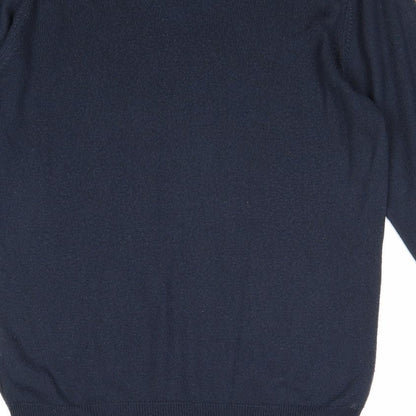 Womens UK Size S Marks and Spencer Blue Pullover Jumper