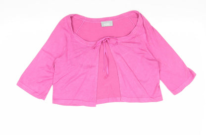 Womens UK Size S Wallis Pink Cardigan Jumper