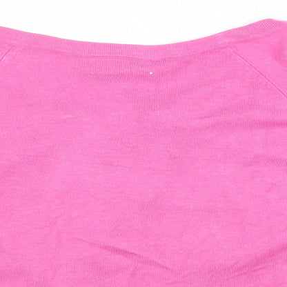 Womens UK Size S Wallis Pink Cardigan Jumper