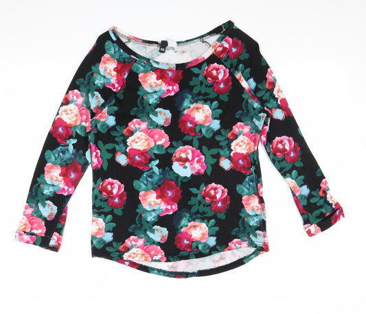 Womens UK Size XS Divided by H&M Black Pullover Jumper