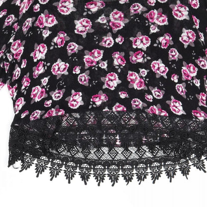 Womens UK Size S Divided by H&M Black Pullover Jumper