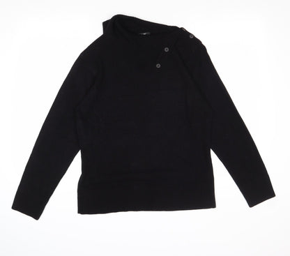 Womens UK Size M Alexara Black Pullover Jumper