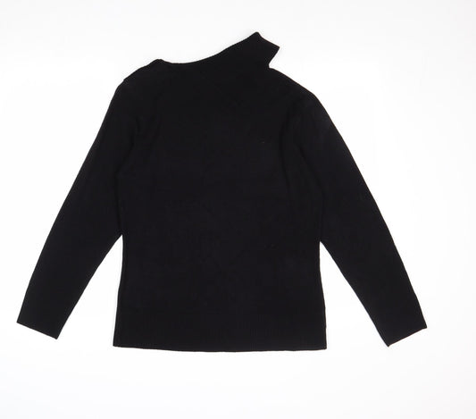 Womens UK Size M Alexara Black Pullover Jumper