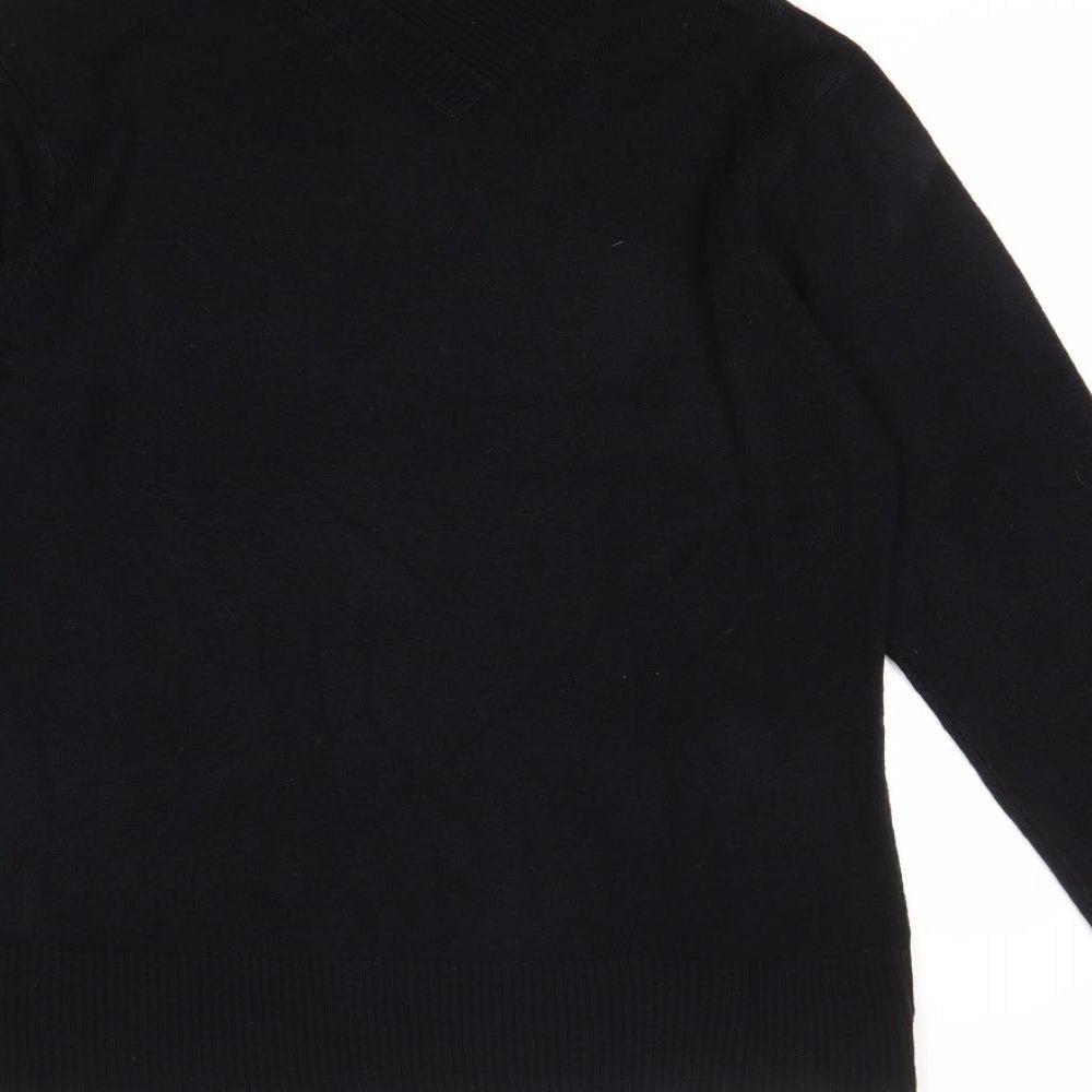 Womens UK Size M Alexara Black Pullover Jumper