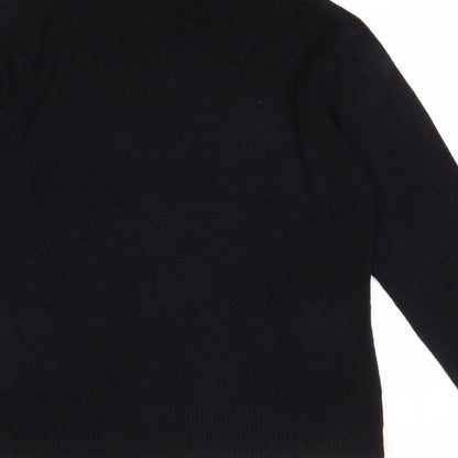 Womens UK Size M Alexara Black Pullover Jumper