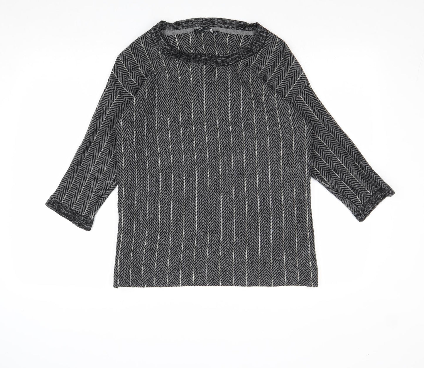 Womens UK Size 6 Atmosphere Grey Pullover Jumper